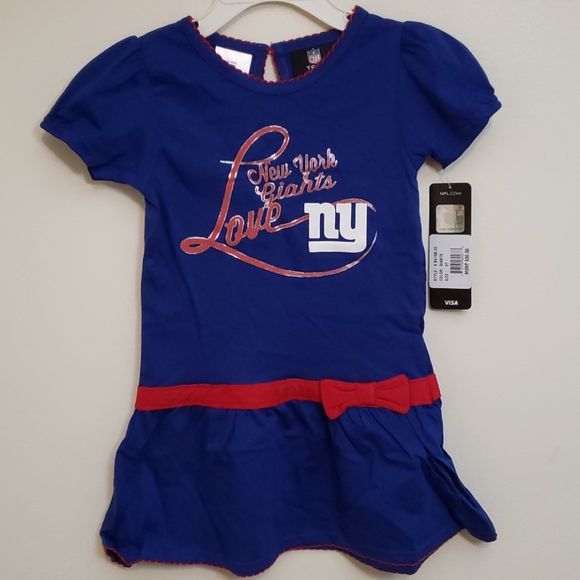 NY Giants NFL Girls 3T Dress - Picture 1 of 4